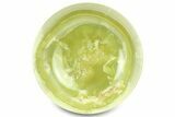 Polished Green Banded Calcite Bowl - Pakistan #301332-1